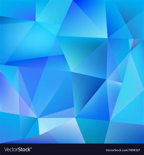 Abstract geometric blue background Royalty Free Vector Image