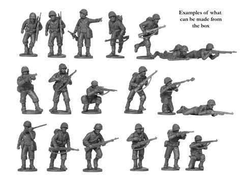 PERRY MINIATURES - US1 US INFANTRY 1942-45 | Khaki and Green Books