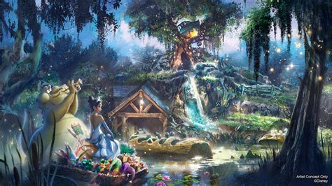 Tiana's Bayou Adventure Model Reveals Changes to Original Plans & Storyline