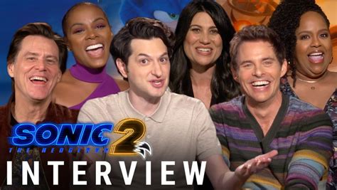 'Sonic The Hedgehog 2' Interviews | Jim Carrey, Ben Schwartz