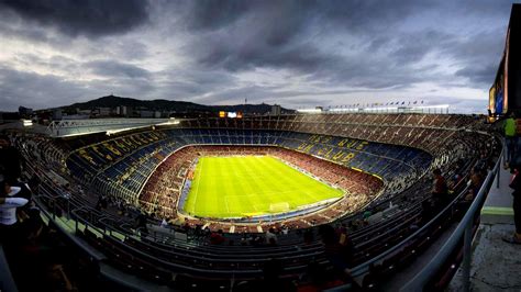 Camp Nou Stadium 4K Wallpaper