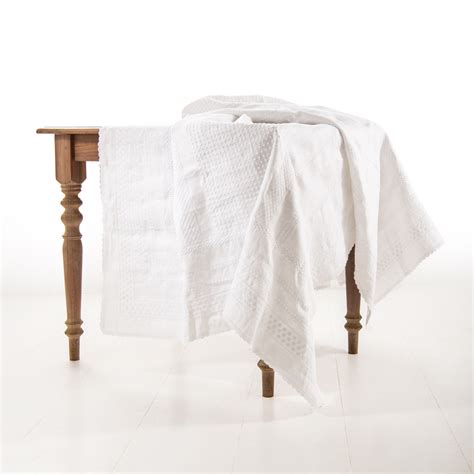 White Embroidered Tablecloth – 3.6 m | Babylonstoren Online Shop