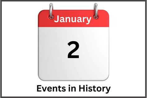 January 2 Events in History - Have Fun With History