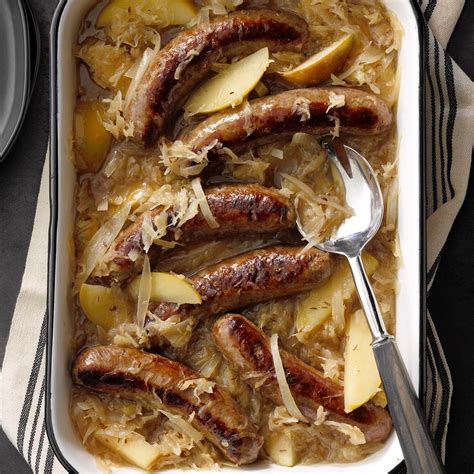 Slow-Cooker German Bratwurst Recipe | Taste of Home