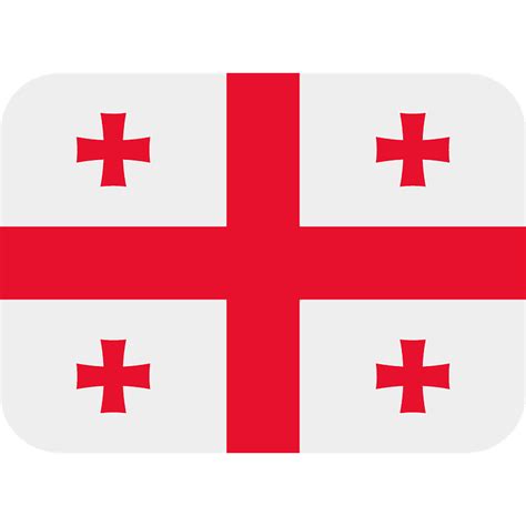 Georgia flag emoji clipart. Free download transparent .PNG | Creazilla