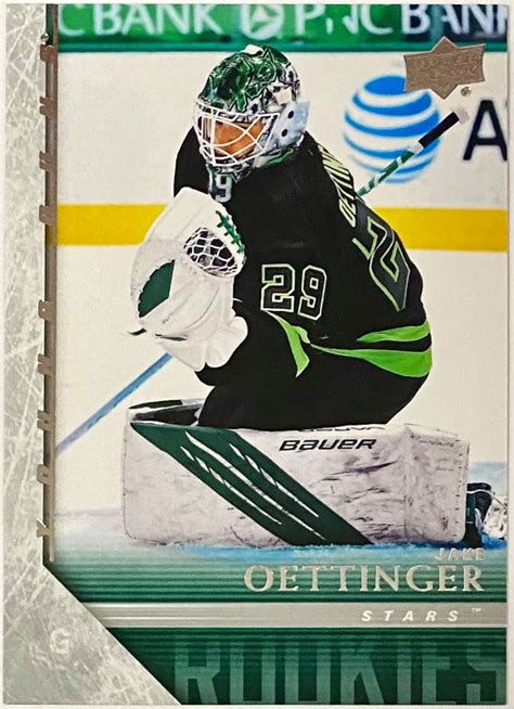 Jake Oettinger 2020-21 Upper Deck Extended Series Dallas Stars Hockey Rookie Card – KBK Sports