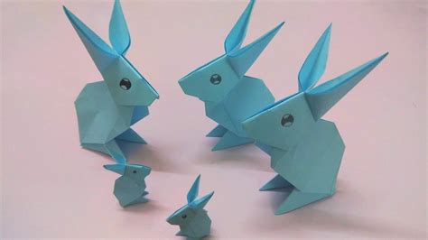 Cách gấp con thỏ bằng giấy đơn giản nhất - Origami Rabbit easy - Xếp ...