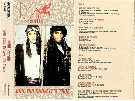 Milli Vanilli, blame it on the... lip sync : r/nostalgia