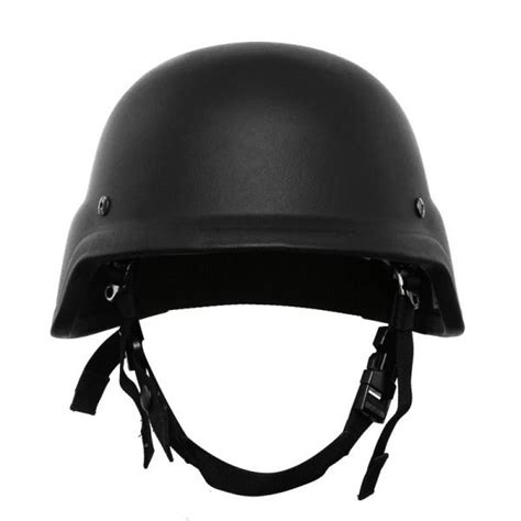 Black Bulletproof Helmet Ballistic Helmet Armour PASGT NIJ IIIA Aramid ...