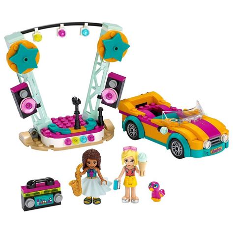 LEGO Friends Andrea's Car and Stage Playset Building Kit 41390 in 2021 | Lego friends, Lego ...