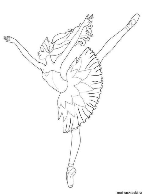 Ballerina coloring pages. Download and print Ballerina coloring pages.