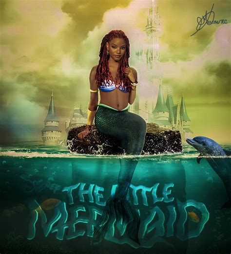 ArtStation - Halle Bailey as Ariel The Little Mermaid