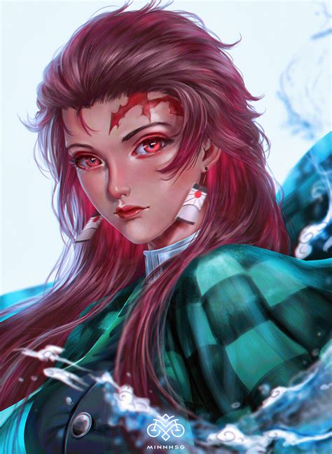 ArtStation - Genderbend Tanjiro