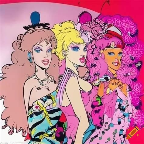 Artwork of jem and the holograms characters