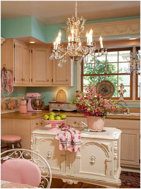 8 Shabby Chic Kitchens That You'll Fall in Love With