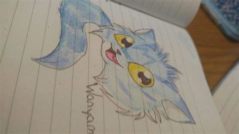 Wanyamon drawing | Digimon Amino