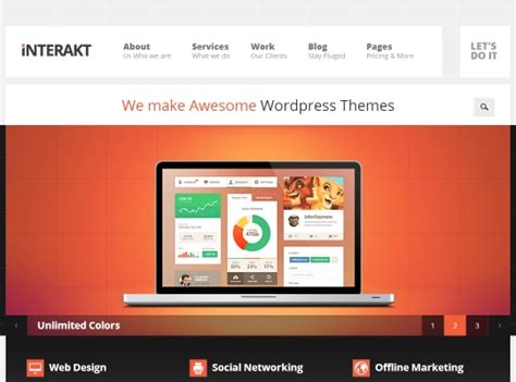 Best Premium WordPress Business Themes - Website Templates | BOA