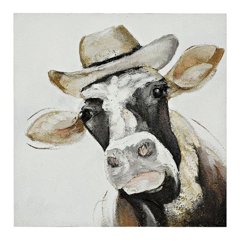 Fred the Cow Canvas Art Print | Cow art, Cow canvas, Cow painting