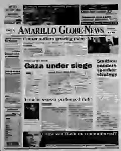 Amarillo Globe News Newspaper Archives, Jan 4, 2009, p. 1