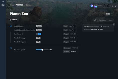 Planet Zoo Cheats and Trainer for Steam - Trainers - WeMod Community