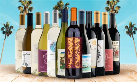 12 Bottles of CA Wines - A Taste of California | Groupon