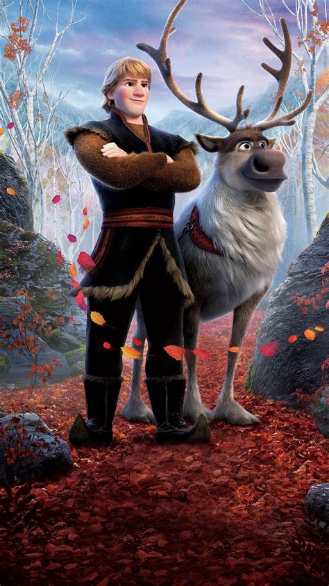 Frozen II (2019) Phone Wallpaper | Moviemania | Frozen disney movie, Kristoff frozen, Walt ...