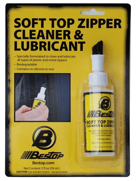 Bestop Soft Top Zipper Cleaner & Lubricant - Free Shipping