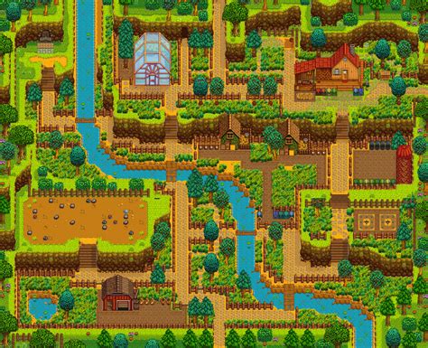 Stardew Valley Hilltop Farm Layout Ideas