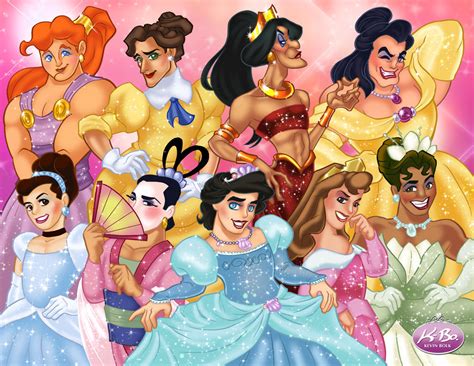 Disney Queens by kevinbolk on DeviantArt