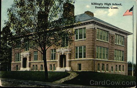 Killingly High School Danielson, CT Postcard