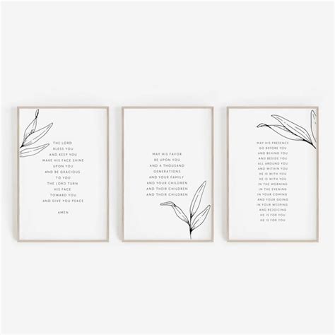 The Blessing Elevation Worship Lyrics Wall Art Printable He | Etsy