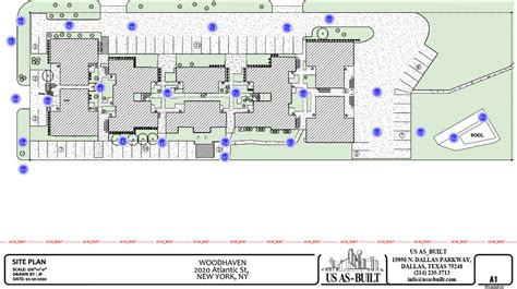 Apartment Site Plan | US As Built