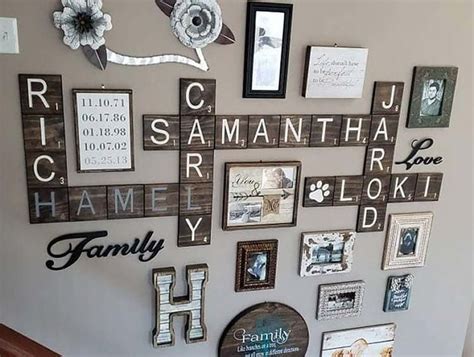 17 DIY Scrabble Wall Art Ideas - Mom's Got the Stuff