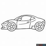Sports Car Coloring Page  Easy Drawing Guides sketch template