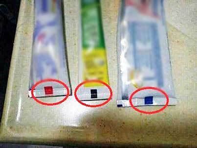 WHY I VALUE LIFE: WHAT DOES THE COLOR MARK AT THE END OF EACH TOOTHPASTE TUBE MEAN?