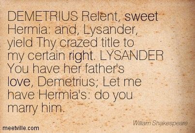 Lysander Quotes To Hermia - die schonsten blumenbilder