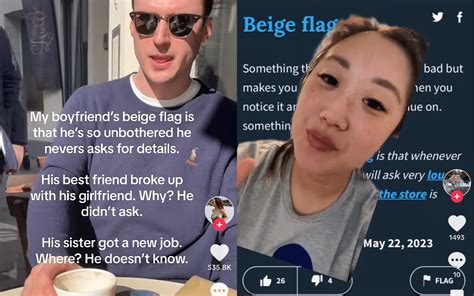 What is a ‘Beige Flag’? The Latest Dating Trend Sweeping TikTok – Centennial World: Internet ...