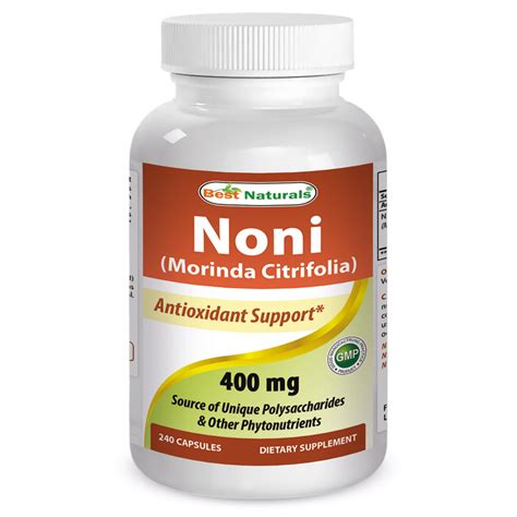 Best Naturals Noni 400 mg 240 Capsules - Walmart.com - Walmart.com