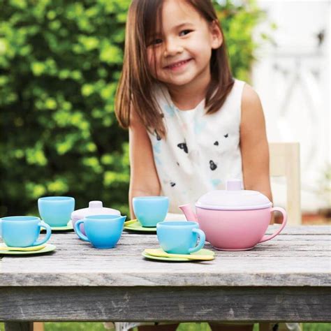 Green Toys Tea Set - Pink | Winstanleys Pramworld