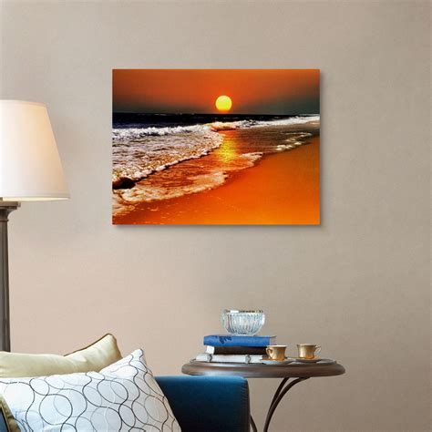 beach at sunset Wall Art, Canvas Prints, Framed Prints, Wall Peels | Great Big Canvas