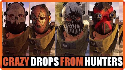 The Division 2 | CRAZY DROPS FROM HUNTERS | MASKS | GAMEPLAY - YouTube