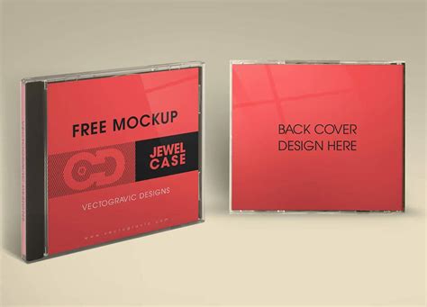 Free CD Jewel Case Mockup | Mockuptree