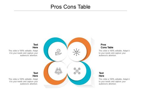 Pros Cons Table Ppt Powerpoint Presentation Pictures Show Cpb | Presentation Graphics ...