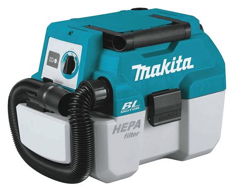 MAKITA Cordless Shop Vacuum, 18VDC, Wet/Dry - 210CY8|XCV11Z - Grainger