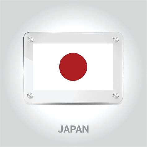 Japan flag design vector 14322350 Vector Art at Vecteezy