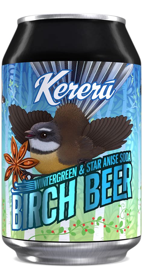 Birch Beer Soda - Unusual Non-Alcoholic Soda - Kereru Brewing