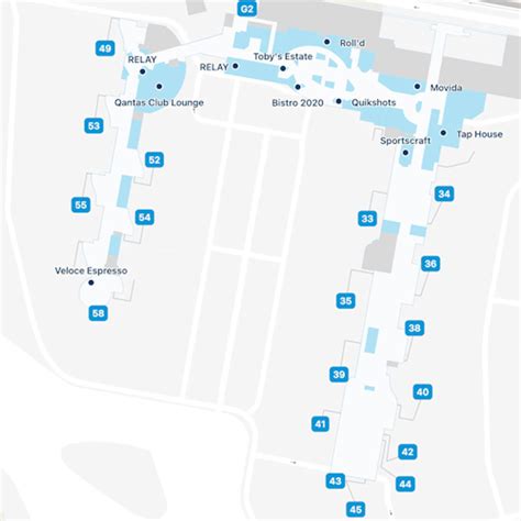 Sydney Kingsford Smith Airport Map | SYD Terminal Guide