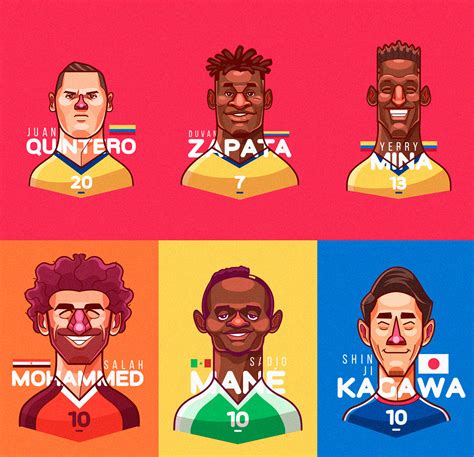 Soccer Legends Vol.1 on Behance