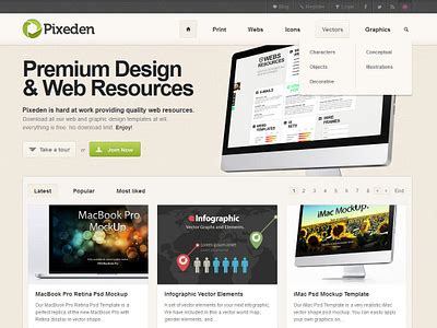 New PixEden Website !!! by Pixeden on Dribbble