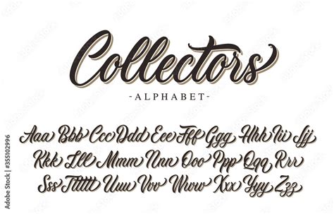 Cursive Calligraphy Fonts Alphabet